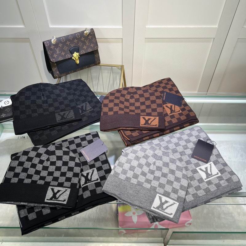LV scarf hat dx06